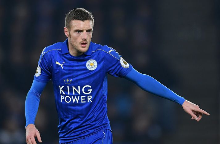 Jamie Vardy, framherji Leicester.