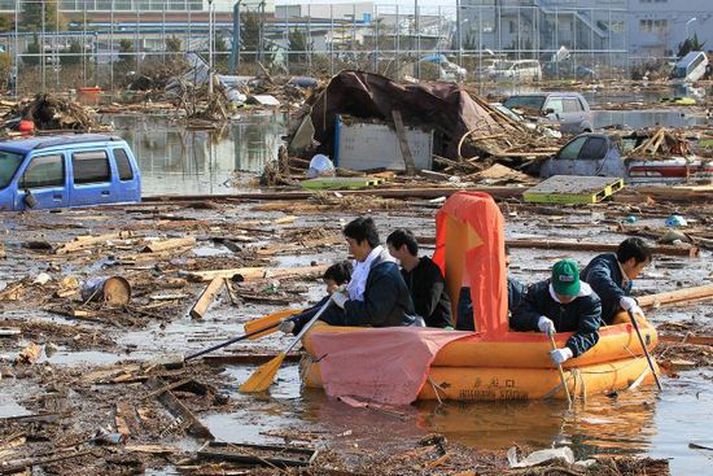 Frá Sendai í Japan fyrr í þessum mánuði