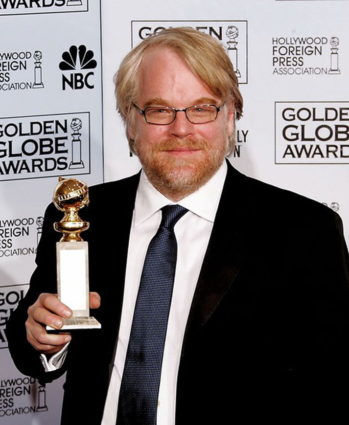 Hoffman nýbúinn að hljóta Golden Globe verðlaunin árið 2006.