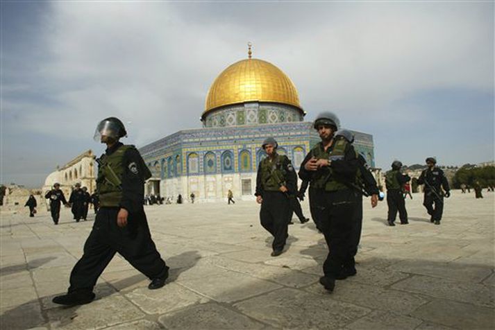 Al-Aqsa moskan í Jerúsalem.