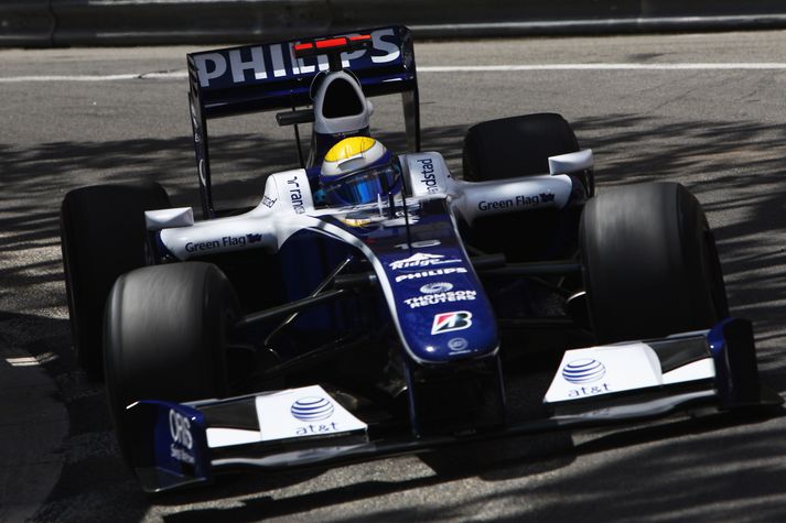 Nico Rosberg á Williams var sneggstur um Istanbúl brautina í morgun.