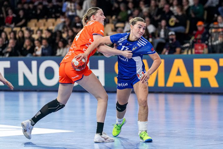 Elín Klara Þorkelsdóttir og stöllur hennar í íslenska kvennalandsliðinu í handbolta stefna á að komast á annað Evrópumótið í röð.