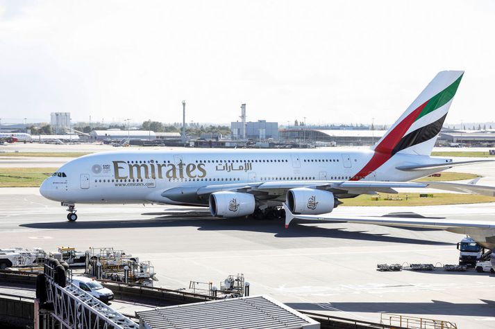 Emirates er eitt stærsta flugfélag í heimi.
