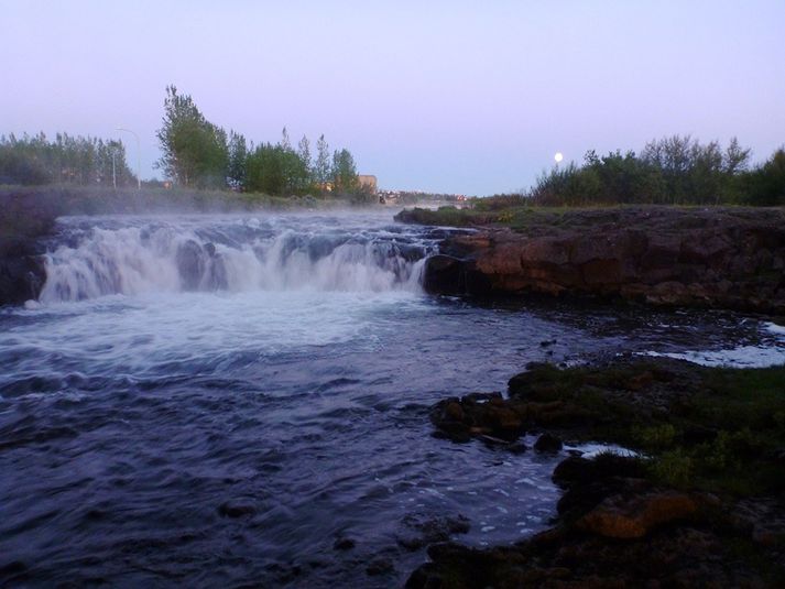 Úr Elliðaánum. Að venju er mikil ásókn í Elliðaárnar hjá Stangveiðifélagi Reykjavíkur.