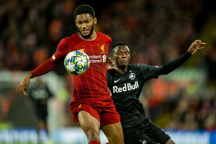 Joe Gomez er ennþá bara 22 ára gamall og er því framrtíðarmaður fyrir Liverpool.