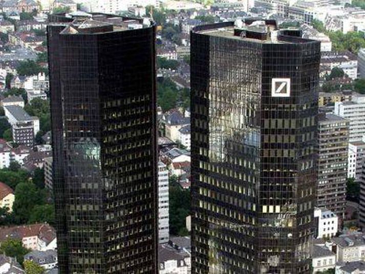 Höfuðstöðvar Deutsche Bank í Frankfurt.