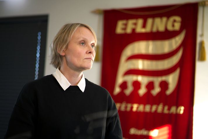 Sólveig Anna Jónsdóttir, formaður Eflingar.    