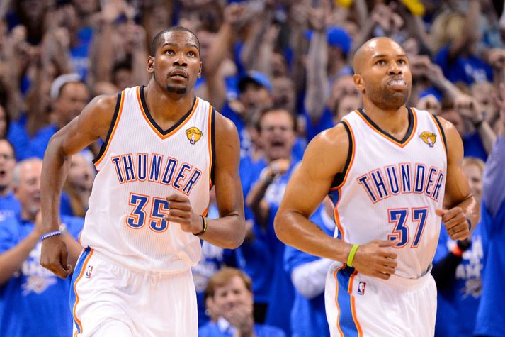 Fisher og Kevin Durant.