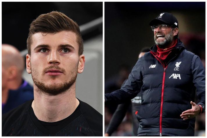 Timo Werner er ansi ofalega á óskalista samlanda síns, Jurgen Klopp.