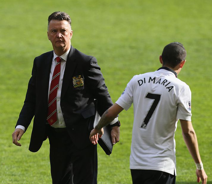 Louis van Gaal fékk lítið út úr Ángel di María.