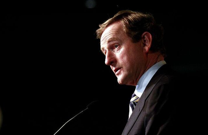 Enda Kenny Stjórnarsáttmáli er í höfn.
nordicphotos/AFP