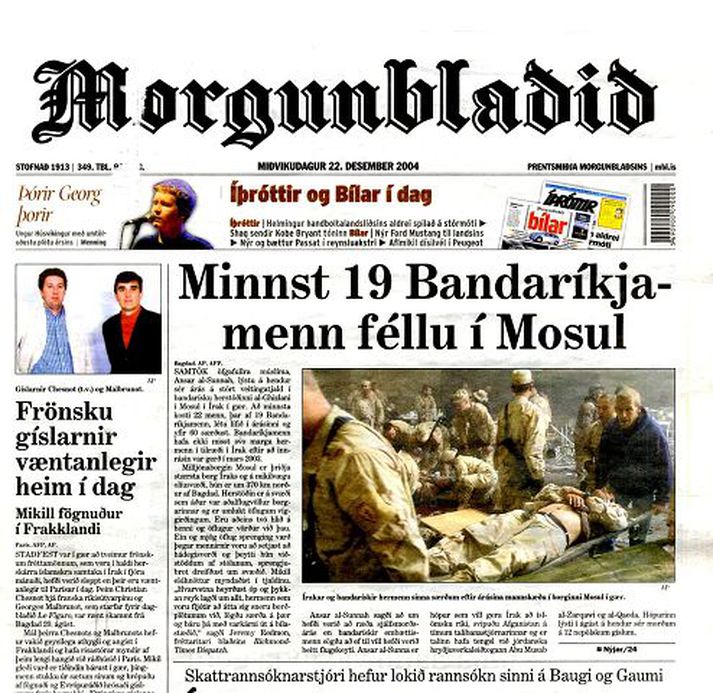 Morgunblaðið. Tæplega hálfs milljarðs viðsnúningur til hins verra varð á rekstri útgáfufélagsins Árvakurs í fyrra.