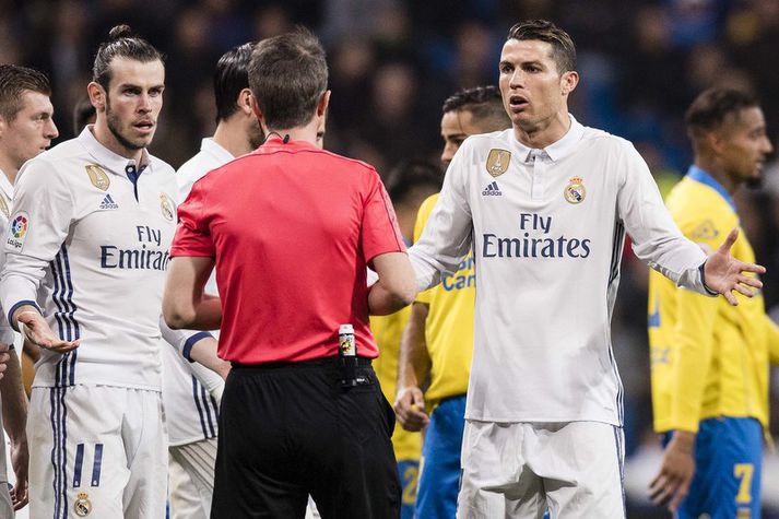 Cristiano Ronaldo og Gareth Bale.