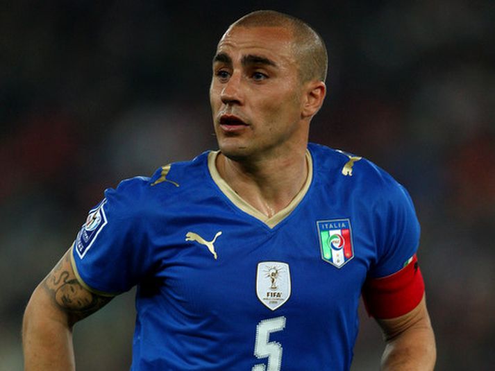 Fabio Cannavaro er fyrirliði ítalska landsliðsins.