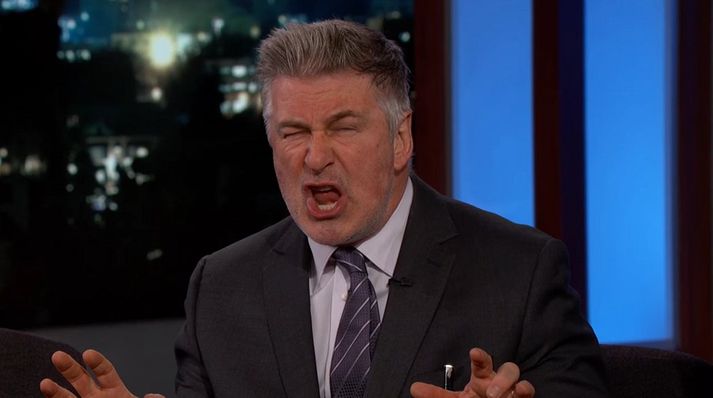 Alec Baldwin lýsti því meðal annars hvernig hann fór að því að fullkomna svipbrigði Trump.