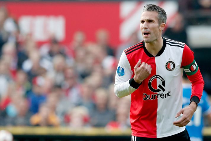 Van Persie í leik með Feyenoord.