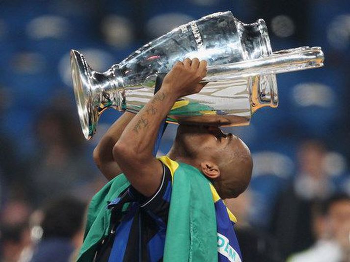 Maicon, leikmaður Inter og Brasilíu.