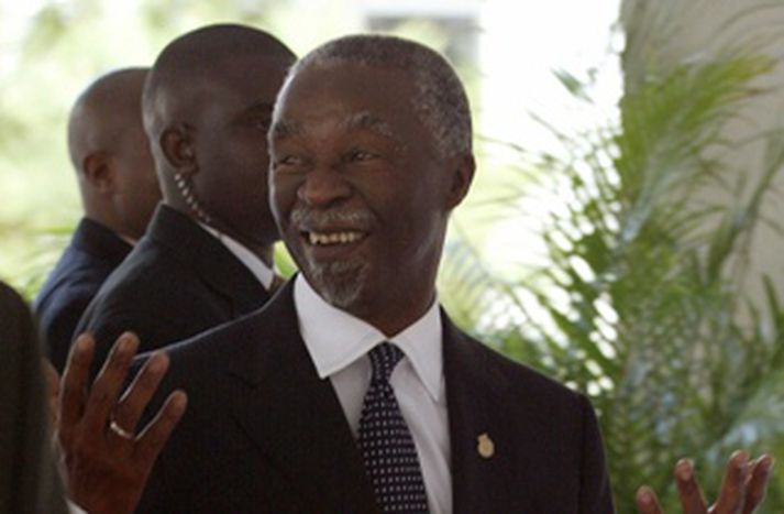 Thabo Mbeki, forseti Suður-Afríku.