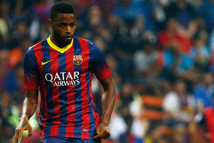 Alex Song í leik með Barcelona