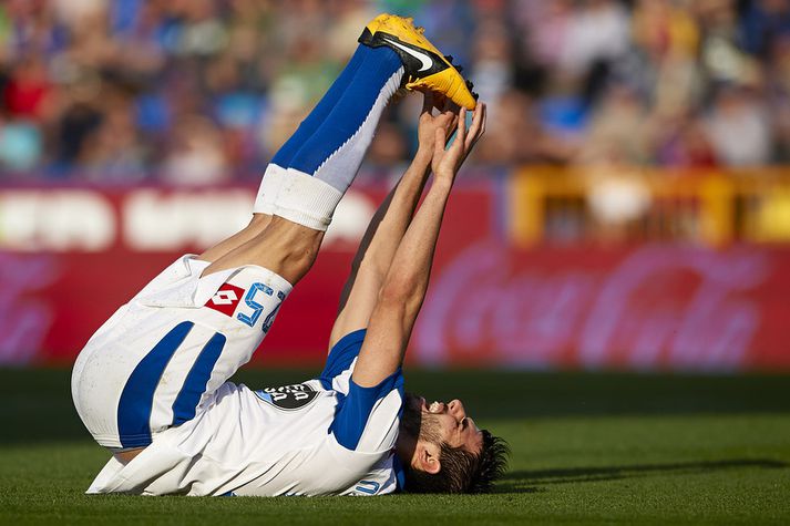 Nelson Oliveira, leikmaður Deportivo de La Coruna.