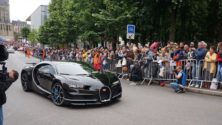 Bugatti Chiron með sín 1.500 hestöfl er ógnarlega öflugur sportbíll.