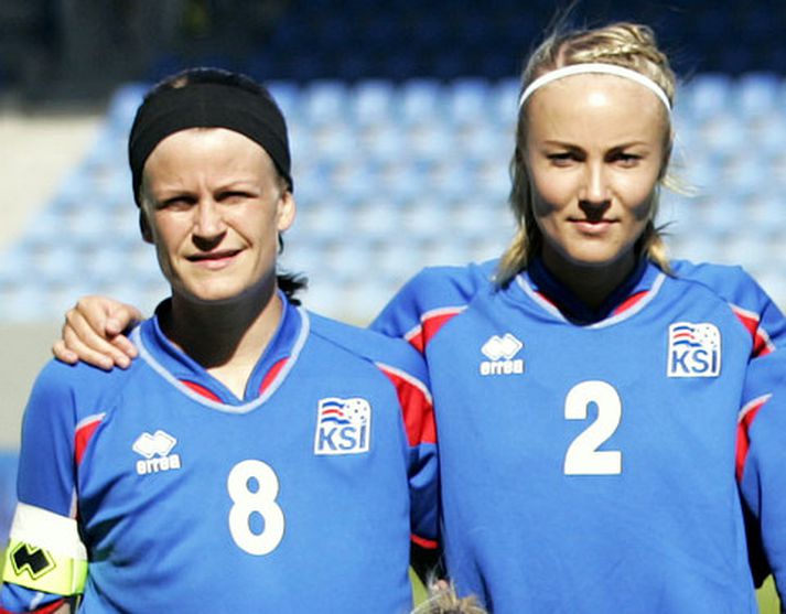 Katrín Jónsdóttir og Guðrún Sóley Gunnarsdóttir.