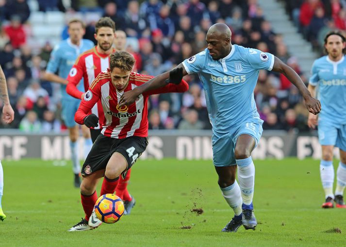 Bruno Martins Indi í leik með Stoke.