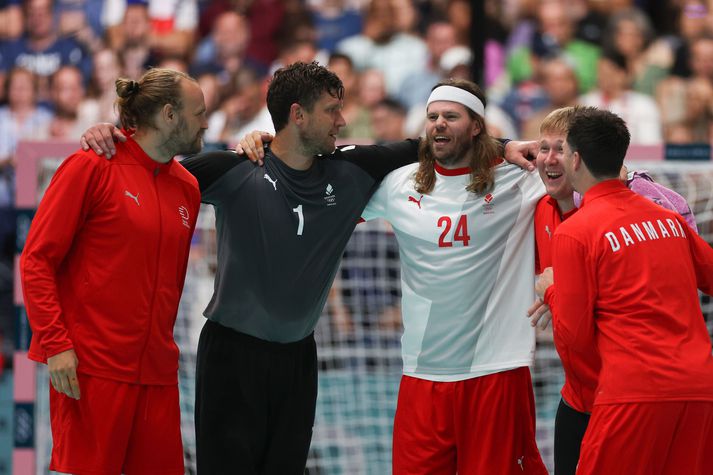 Niklas Landin og Mikkel Hansen eru hættir í danska landsliðinu. Henrik Møllgaard (lengst til vinstri) segir mikinn söknuð af þeim.