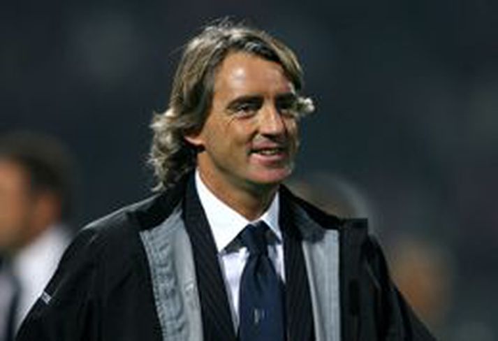 Roberto Mancini, þjálfari Inter.