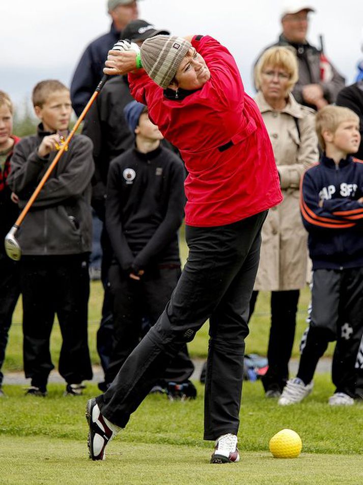 Ragnhildur Sigurðardóttir spilaði vel með GR.