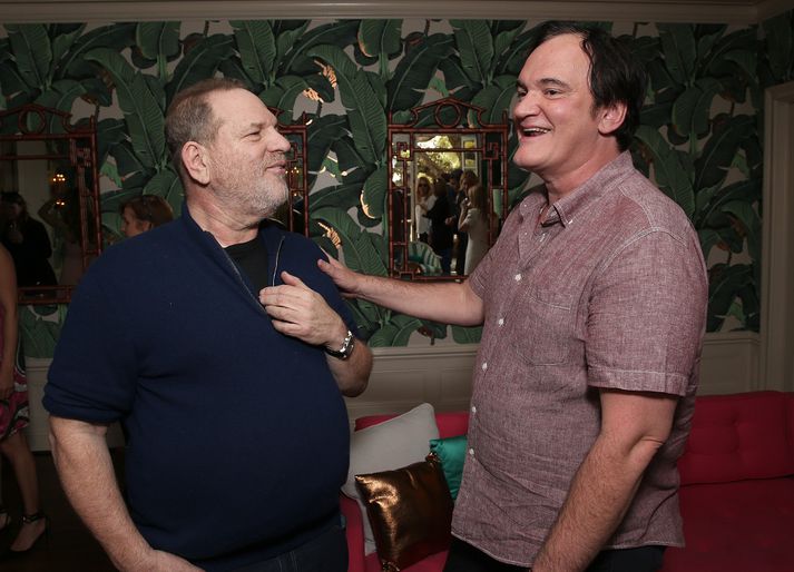 Havey Weinstein og Quentin Tarantino í febrúar síðastliðinn.