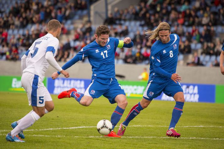 Aron Einar og Gylfi voru ekki sjálfum sér líkir að mati Harðar.