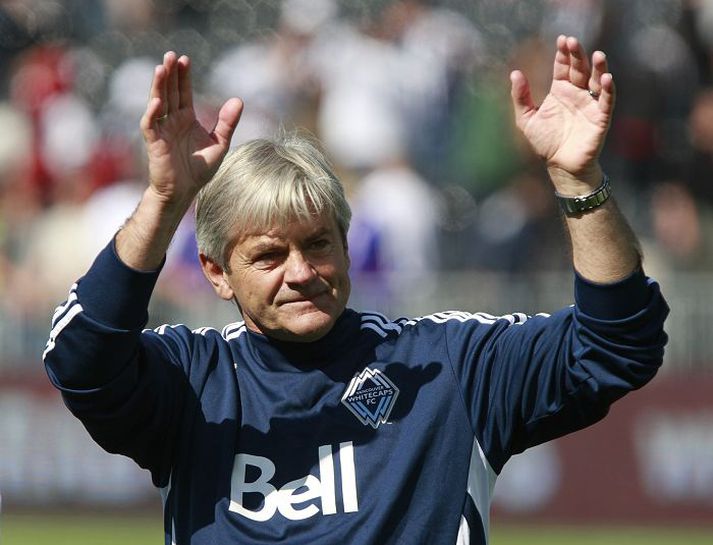 „Ég er búinn að vera hér í fjögur ár og hefur gengið mjög vel. Þetta hefur verið afar ánægjulegur tími.“ Teitur náði góðum árangri með Vancouver Whitecaps vestanhafs og tók mikinn þátt í uppbyggingu félagsins, sem nú leikur sitt fyrsta tímabil í MLS-deildinni.