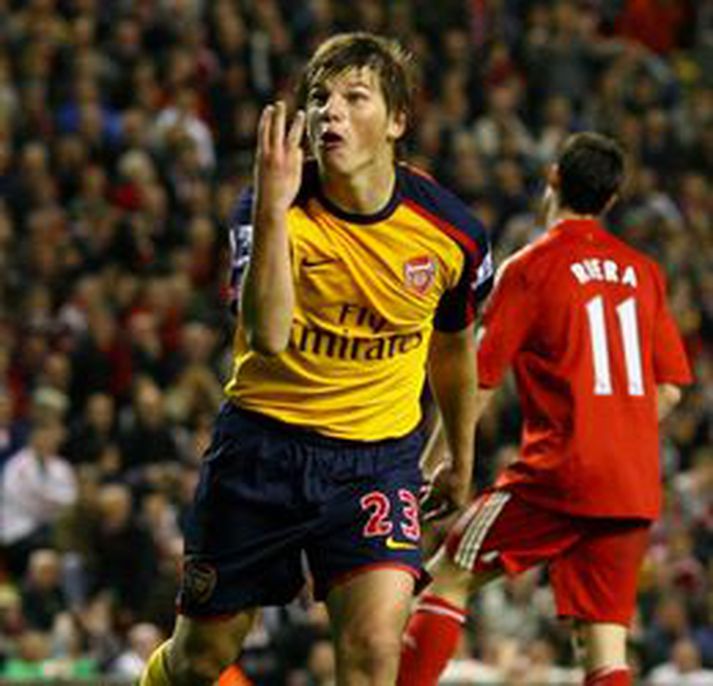 Rússneski landsliðsmaðurinn Andrey Arshavin leikur með Arsenal. Mynd/ Nordic Photos/Getty Images