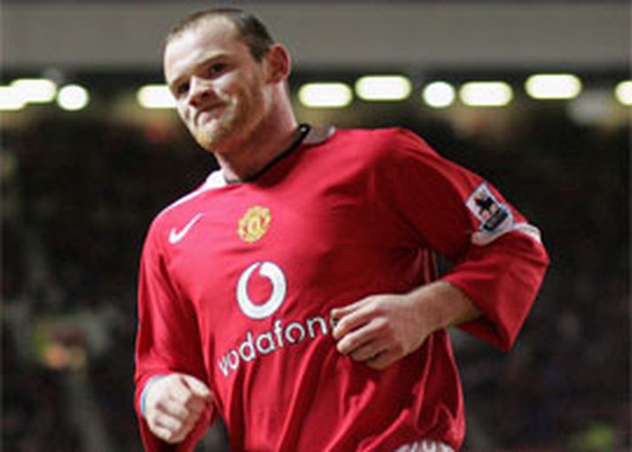 Wayne Rooney var frábær í liði Manchester United í kvöld og skoraði tvö mörk