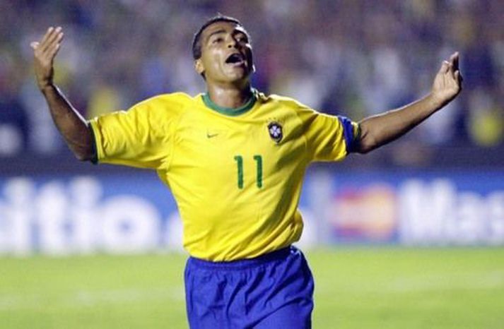 Romario í búningi Brasilíu.