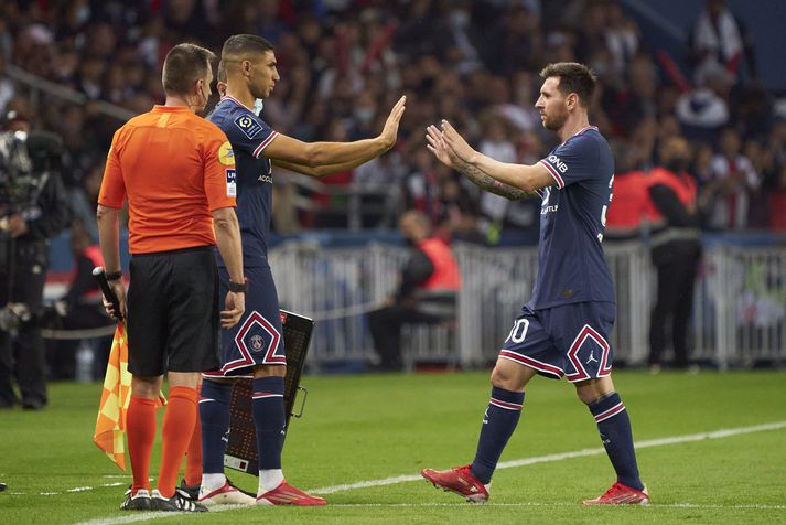 Lionel Messi og hinir Suður-Ameríkumennirnir hjá Paris Saint Germain tala ekki lengur við Achraf Hakimi.