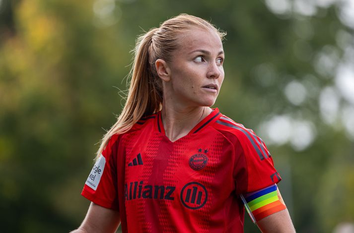 Glódís Perla Viggósdóttir er fyrirliði þýska stórliðsins Bayern München. Hún hefur átt frábært ár.