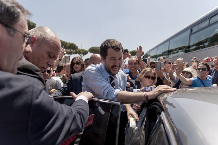 Salvini gengst við því að vera harðlínumaður en segir stefnu sína byggja á heilbrigðri skynsemi