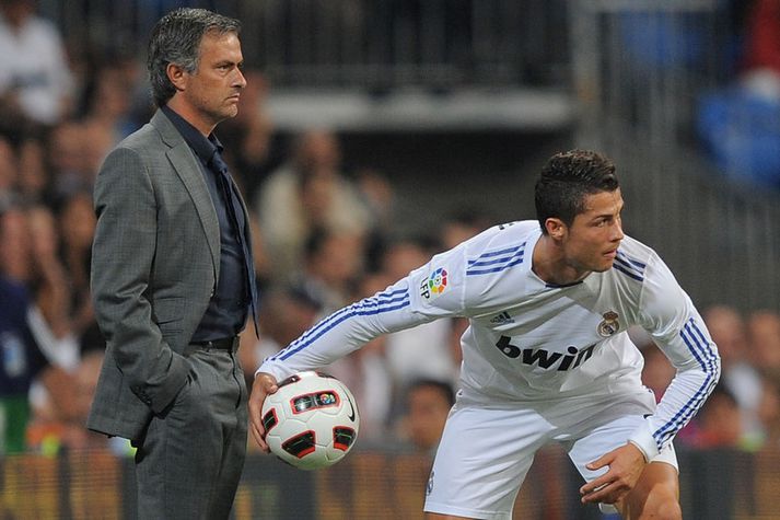 Jose Mourinho og Cristiano Ronaldo.