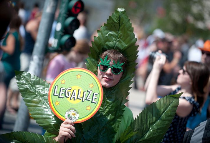 Kannabis hefur verið lögleitt í Alaska, Colorado, Oregon og District of Columbia.