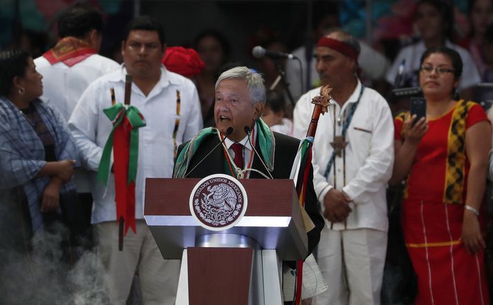 Andres Manuel Lopez Obrador, nýr forseti Mexíkó.