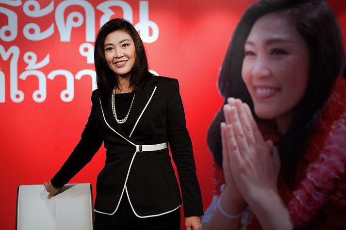 Forsætisráðherra Taílands, Yingluck Shinawatra, vill draga úr neyslu eiturlyfja í heimalandi sínu. Fréttablaðið/AFP