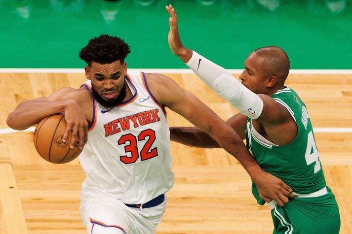 Karl-Anthony Towns gekk í raðir New York Knicks nú í haust.