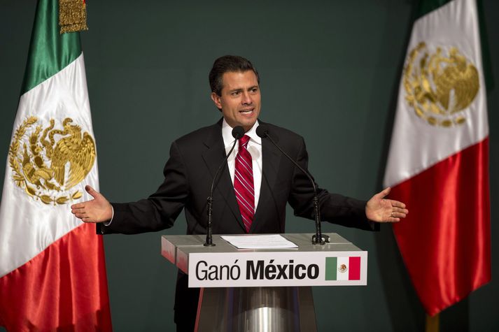 Forseti Mexíkó er ekki par hrifinn af Donald Trump.