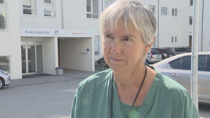 Hulda Hjartardóttir, yfirlæknir fæðingateymis Landspítalans.