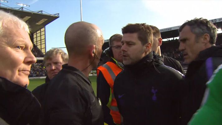 Pochettino hellti sér yfir Mike Dean dómara