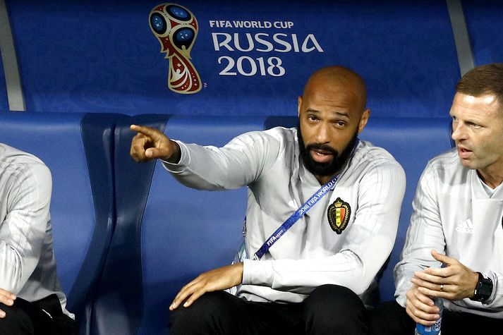 Thierry Henry var aðstoðarþjálfari belgíska landsliðsins á HM í Rússlandi í sumar.