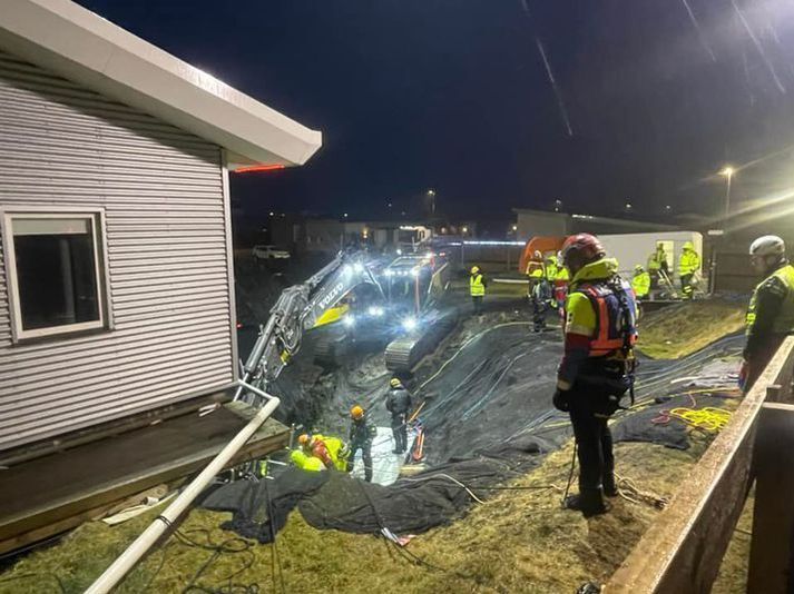 Lúðvík Pétursson lést þann 10. janúar síðastliðinn í vinnuslysi þegar hann var við sprungufyllingar í Grindavík.