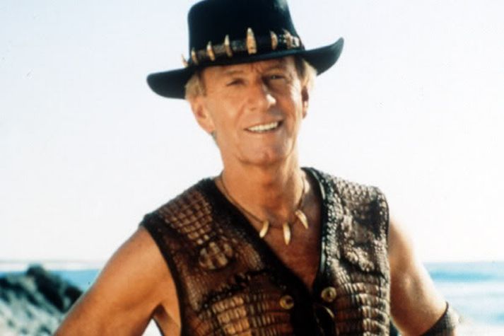 Paul Hogan lék í þremur myndum um Krókudíla Dundee, árin 1986, 1988 og 2001.